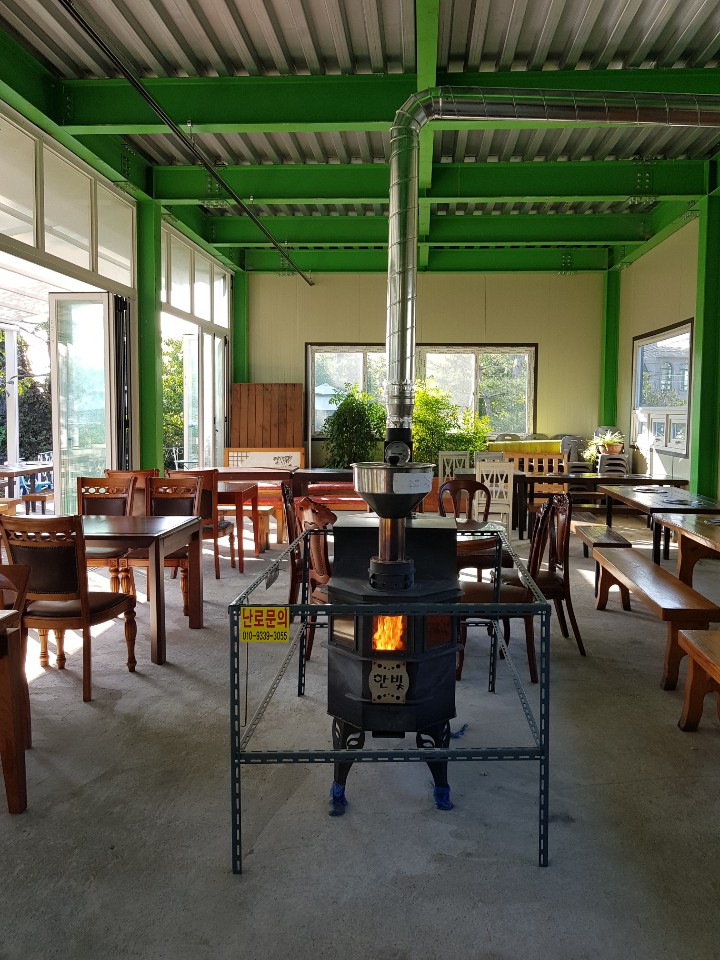 공장용 펠렛난로 완전연소 200% 열효율을 최대로!!